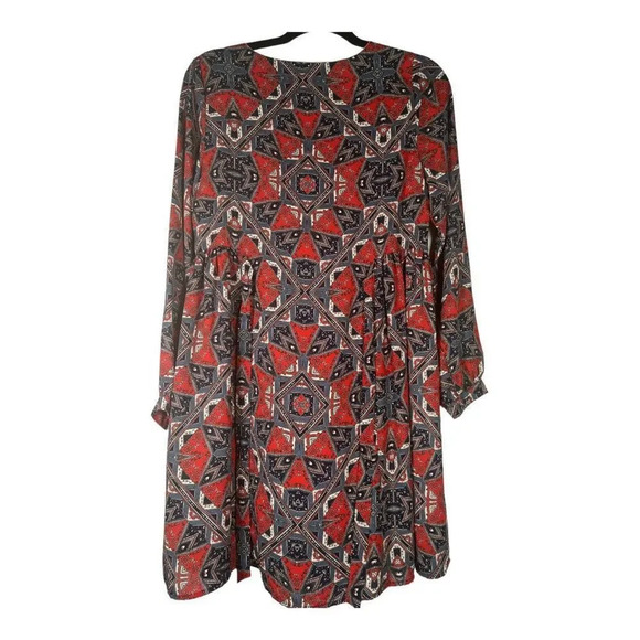 Paper Crown x Rifle Paper Co. Efflorescence Kaleidoscope Shift Dress Size XS - Picture 2 of 8